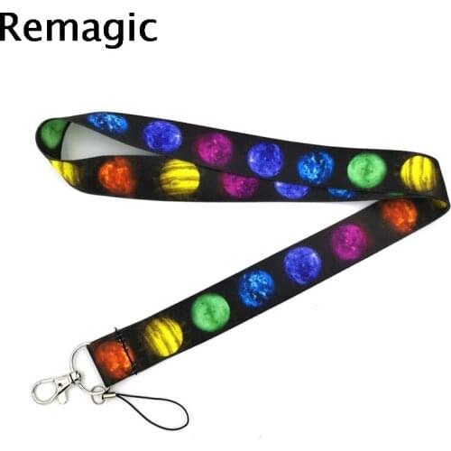20pcs Colorful moon Classical Style Lanyard For keys The 90s Phone Working Badge Holder Neck Straps With Phone Hang Rope Lanyard