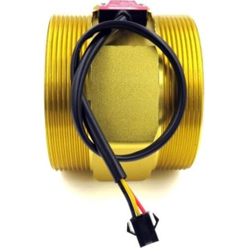 G 3" inch DN80 Water Flow Flowmeter Counter Hall Sensor Switch Meter 30-500L/min Aluminum