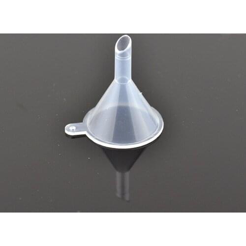 Hot sell 2000pcs/lot Plastic Mini Small Funnels For Perfume Liquid Essential oil filling empty bottle Packing Tool