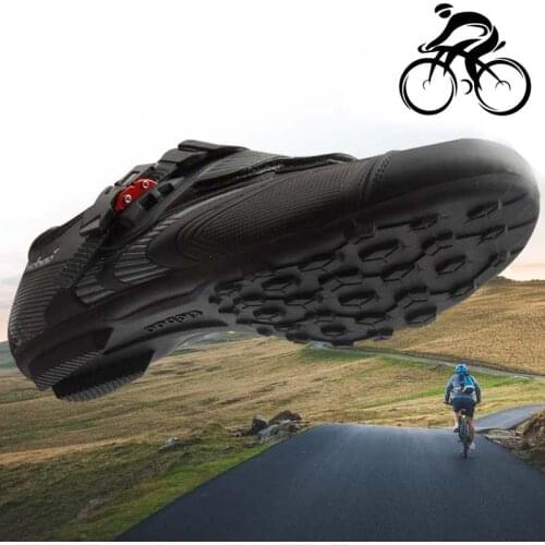 HOT! Tiebao Road Bicycle Shoes New Non-lock MTB Men Women Ventilation Cycling Shoes Suitable For Cycling Walking Rubber Outsole