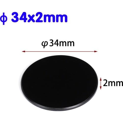 Infrared Glass 34mm Colored Optical Glass Filter Accept Customize