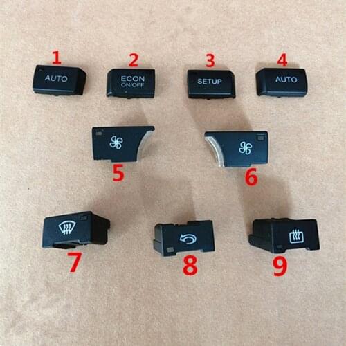 MMI Air conditioning panel button Multimedia switch Auto Econ setup button for audi A6 C6 2005 2006 2007 2008 2009 2010