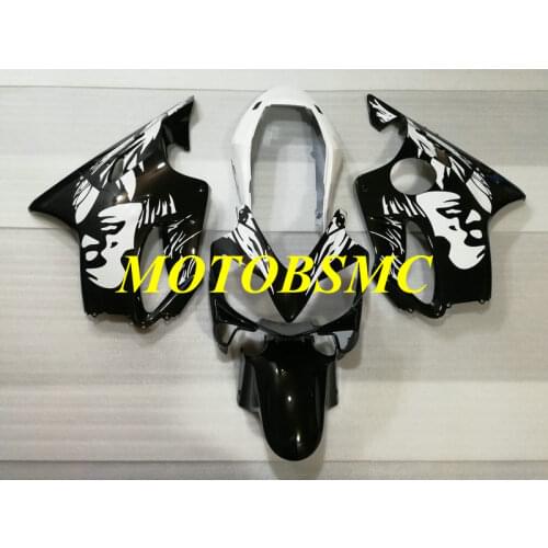 Injection Fairing kit for CBR600F4I 04 05 06 07 CBR600 F4I 2004 2005 2006 2007 ABS white black Fairings set+gifts HK27