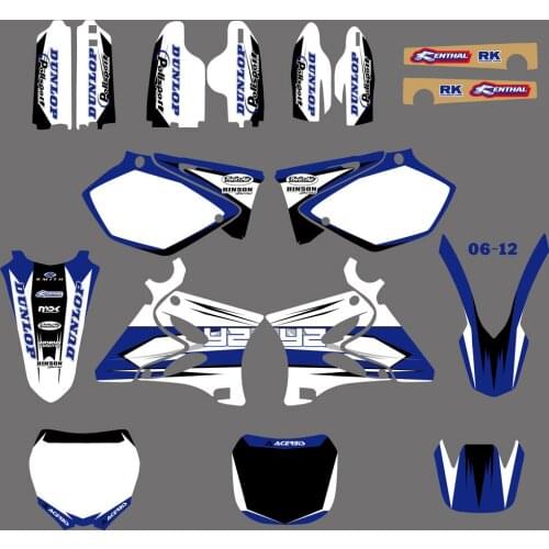 Motorcycle Graphics Decals Stickers For Yamaha YZ125 YZ250 2002 2003 2004 2005 06 07 08 2009 2010 2011 2012 2013 2014 YZ 125 250