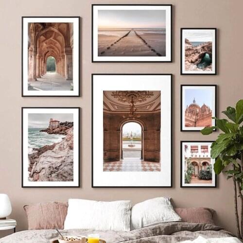 Wall Art Canvas Painting Beach Coastal House Corridor Courtyard Nordic Posters And Prints Wall Pictures For Living Room Decor