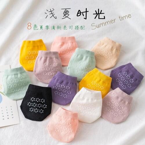 New 2 Pairs Of Invisible Boat Socks Female Summer Silicone Non-slip Breathable Cotton Socks High Heels Thin Half Slippers Socks