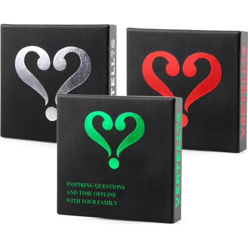 Novelty Vertellis Classic Heart Shaped Question Mark Card Party Board Game Adult Toys