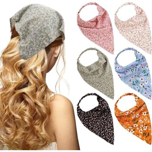 Bohemian elastic band print designer headband hair scarf turbans for women opaska do wlosow bandana accessories turban tiara