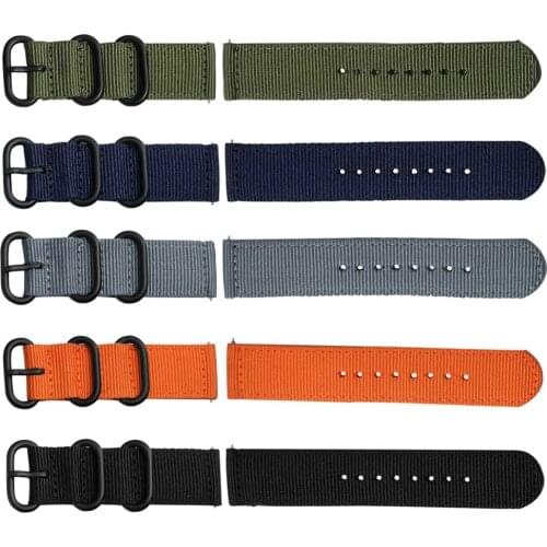 22mm Watchband Canvas Nylon Watch Band Quick fit Watch Strap for Tissot Seiko men watch strap