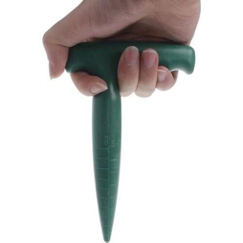 Handheld Plastic Garden Puncher Portable Soil Punching Tool Seedling Gardening Tool Multi-functional Garden Soil Puncher