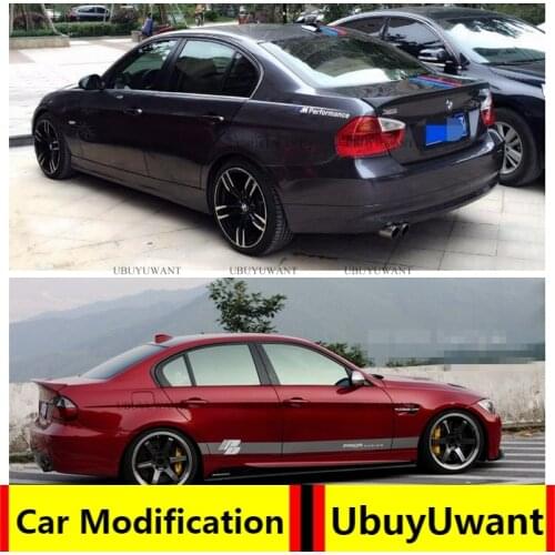 For BMW E90 3 Series Spoiler Wing Auto Racing Car Styling ABS Material Tail Trunk Spoiler Wing for BMW E90 2005-2011