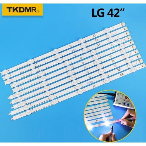 TKDMR LED Backlight strip For LG 42" TV 6916L-1412A 6916L-1413A 6916L-1414A 6916L-1415A 42LN540V 42LN613V 42LA620V 42LA615V