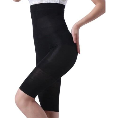 Body Shaper Pants Thin Light Breathable Solid Color Shapers Women Figure Slimming Shapewear Panties High Waist Pants