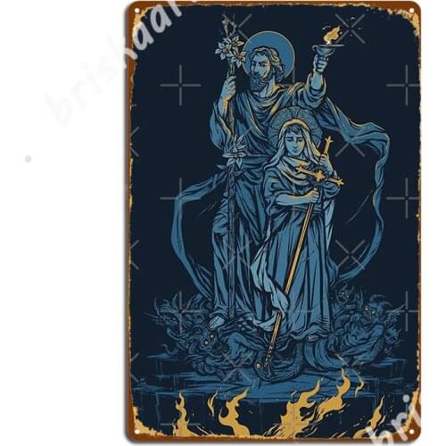 Terror Of Demons - Dark Version Metal Signs Plaques Party Wall Cave Printing Tin sign Posters