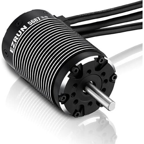 HobbyWing EZRUN 5687SL 1100KV 3-8S Built-in temperature sensor 4-pole Sensorless brushless inner motor for 1/5 1/6 RC car