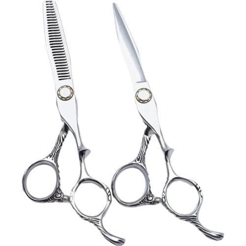 6 Inch Japanese 9CR Stainless Steel Salon Barber Hairdressing Hair Cutting Thinning Professional Scissors