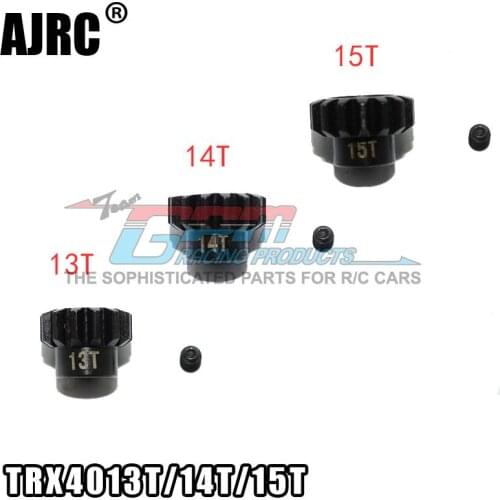 TRAXXAS TRX-4 Defender Bronco g500 TRX-6 G63 45# steel motor teeth 9T/10T/11T/12T/13T/14T/15T M0.8 32P 3.17MM motor teeth