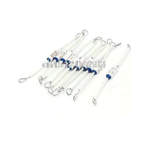 10 Pcs Electrical Circuit Cutoff Thermal Fuse 185 Degree Celsius 250V 10A