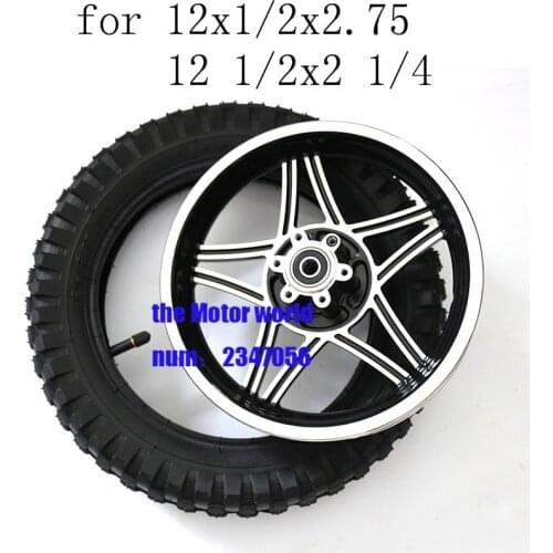 12 1/2 x 2.75 Tire + Inner Tube+ hub Razor Dirt Bike Rocket small off-road vehicle MX350 MX400 Mini Dirt bike