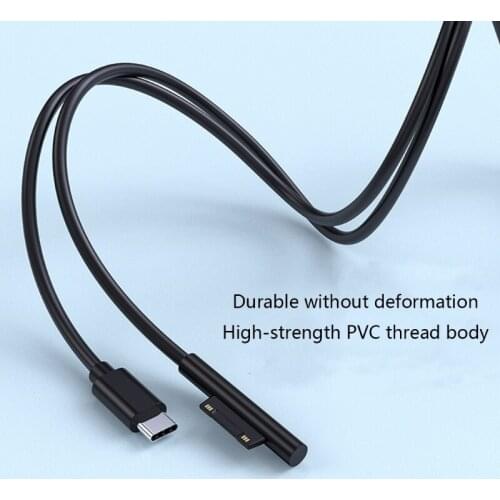 150cm Fast Charging Cable USB C Type C Charger Power Supply Adapter PD Cord for Surface Pro 7/6/54/3 Book/Book 2