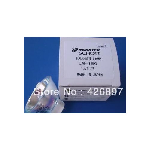 2pcs MORITEX LM-150 15V150W halogen lamp MCR-150W LM150 15V 150W projector bulb