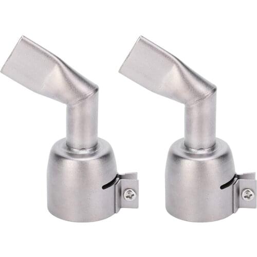 2Pcs Welding Nozzle, Flat 120 Degree Hot Air Welding Nozzle for Plastic Plates, Welding Nozzle Weld Torch Accessories