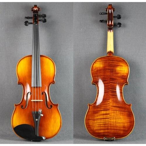 4/4 Flamed Violin!! 4/4 바이올린 كمان Strong tone!! violino Free Case And Bow