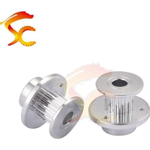 5pcs 3D Printers Parts printer pulley HTD M3 14 teeth bore 6.35mm HTD 3M 14 teeth timing pulley fit for HTD 3M belt width 9mm