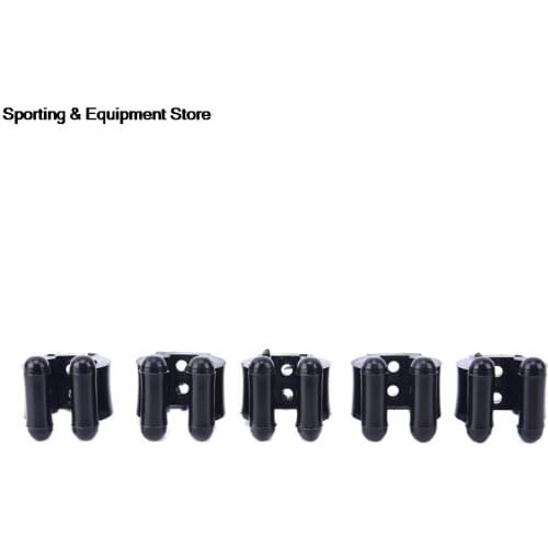 5Pcs/Set Plastic Club Clip Fishing Rod Pole Storage Rack Tip Clamps Holder Without Screws Fishing Rod Rack Fishing Tackle