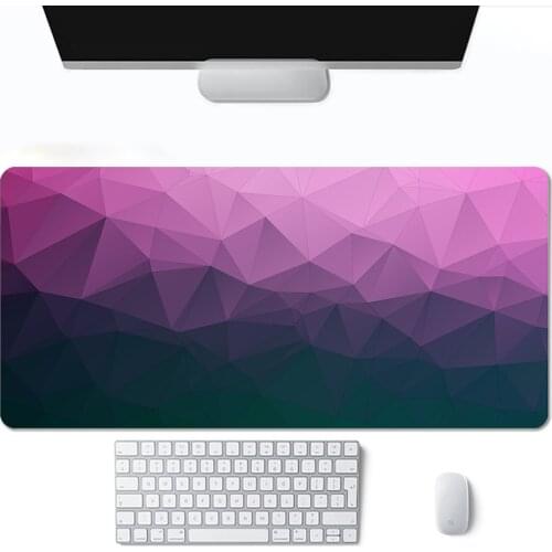 70x30cm Large Geometric Mouse Gamer Pad Custom Natural Rubber Gaming Mousepad Lockedge DIY Design XL Soft Comfort Pad for Mouse