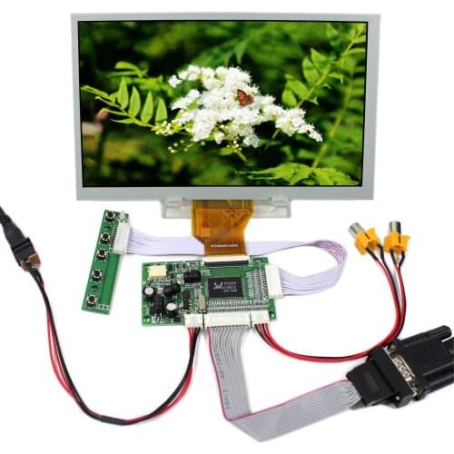 8inch AT080TN64 800x480 LCD Screen+VGA 2AV With Reversing LCD Controller Board VS-TY50-V1