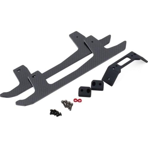 ALZRC - Devil 380 Helicopter Parts 380 FAST Carbon Fiber Landing Skid Set - Black Fit SAB Goblin D380-U08-B