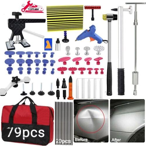 Car Dent Puller - Auto Body Repair Tool Kit Bridge Dent Puller for Car Dent Removal, Minor dents and Hail Damage