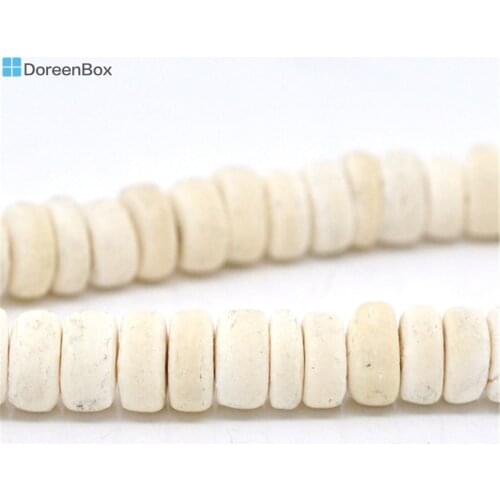 Doreen Box hot- Nature Color Coconut Shell Loose Beads 8mm,Approx 400Pcs (B12871)