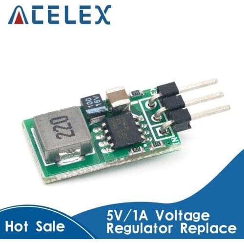 DC5.5-32V to 5V/1A Voltage Regulator Replace TO-220 LM7805 5V Positive Voltage Regulators Input 5.5-32v To 5v1a Buck Module