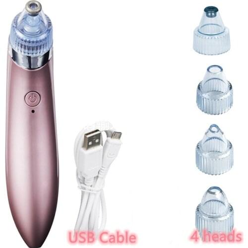 Nose Blackhead Remover Vacuum Pore Cleaner Beauty Skin Care Tools For Remove Facial Blackheads Pimple Acne Skin Tag Usb Cable