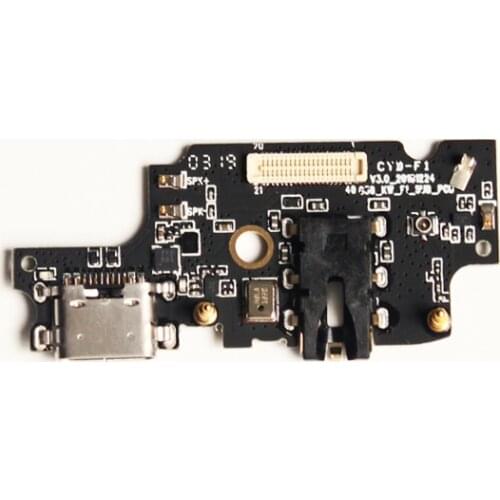 Original New UMIDIGI F1 USB Board Charging Port MIC Type-C Plug Earphone Jack Repair Part For UMIDIGI F1 Phone Replacement