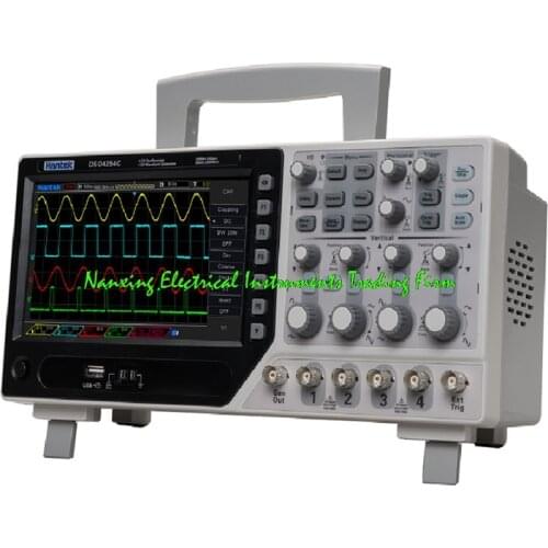 Hantek DSO4204C Digital Storage Oscilloscope 4CH 200MHz with 1CH Arbitary/function waveform generator