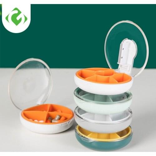 Portable Pill Box Travel Pill Case Medicine Box Travel Weekly Medicine Health Travel Case Holder Mini Cute Plastic Pill Box