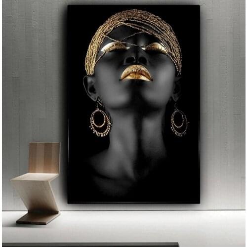 Golden Headwear Arabian Nights Princess Canvas Posters And Prints Beauty Woman Nordic Decor Wall Art Painting For Living Room