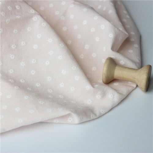 Pure Cotton Plain Cotton Fabric Washed Cotton Crepe Printed Small Broken Fabric Shirt DIY Hand Made Clothes