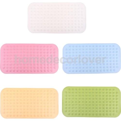 Various Anti Slip Bath Shower Suction Cup Mat Bathroom Bathtub Mats