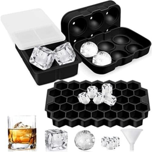 Silicone Ice Cube Maker Form For Ice Candy Cake Pudding Chocolate Molds Easy-Release Square Shape Ice Cube Trays Molds
