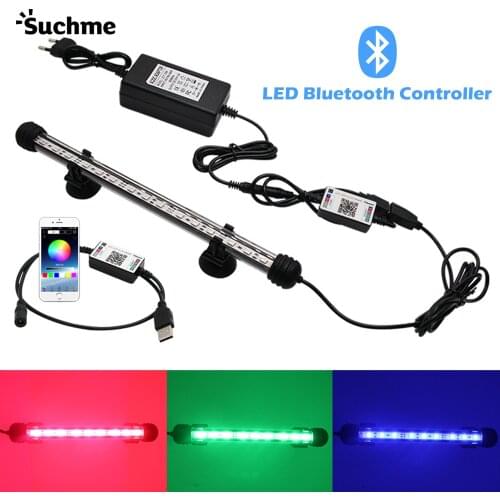 Led Aquarium Lighting Lamp Remote Control For Planted Aquarium Marine Led Light Fish Tank RGB Aquarium Led Lighting Bluetooth