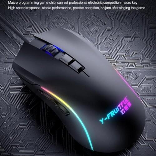Universal USB Wired Gaming Mouse 7 Button 7200DPI Optional USB Computer Mouse Gamer Mice For PC Laptop 1.25M Cable USB Mice