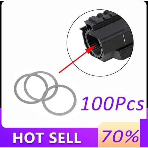 100Pcs 6065 Aluminium Alloy Extra Rail Shim For MK18 Handguard For 416 Mk16 Airsoft Air Gun Gel Blaster Paintball Accessories