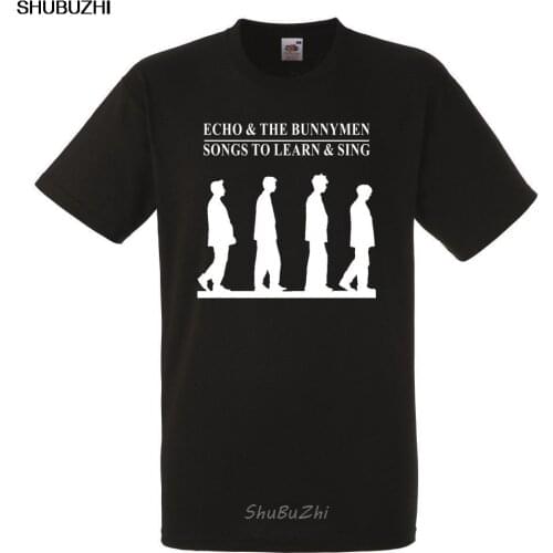 Echo And The Bunnymen Black New T-Shirt Fruit of the Loom ALL SIZES Cheap wholesale tees,Cotton For Man,T shirt printing sbz3247