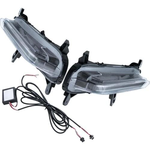 For Kia K3 Forte Cerato 2019+ Daytime Running Light LED DRL Fog Lamp with Turn