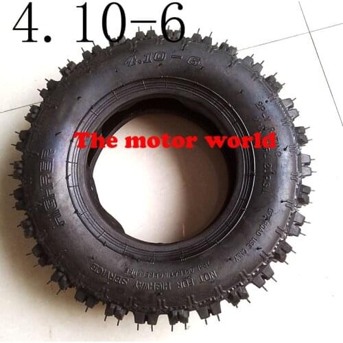 Hot Sale Good Reputation 4.10-6 Tyre and Rim Fit All Models ATV Go Kart MIni Quad 47cc 49cc Snowplow Tires Snowmobile Tires