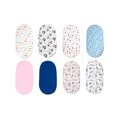 Bassinet Sheet Set-1 Pack Ultra Soft Stretchy Craddle Sheets ,Fit For Bassinet Mattress Pad Cover, Unisex Boys & Girls